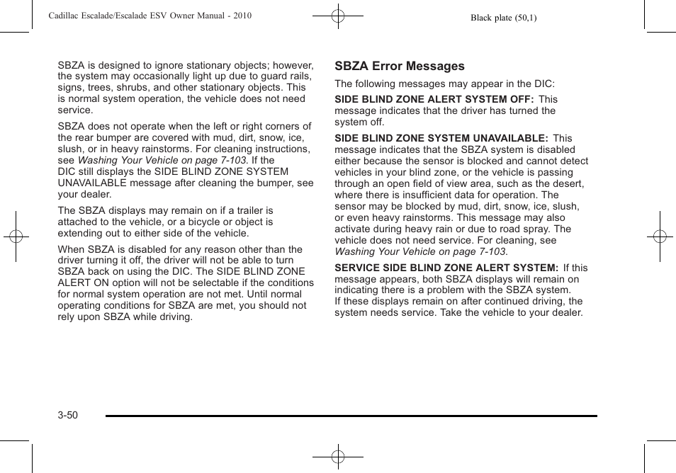 Cadillac 2010 Escalade User Manual | Page 174 / 620