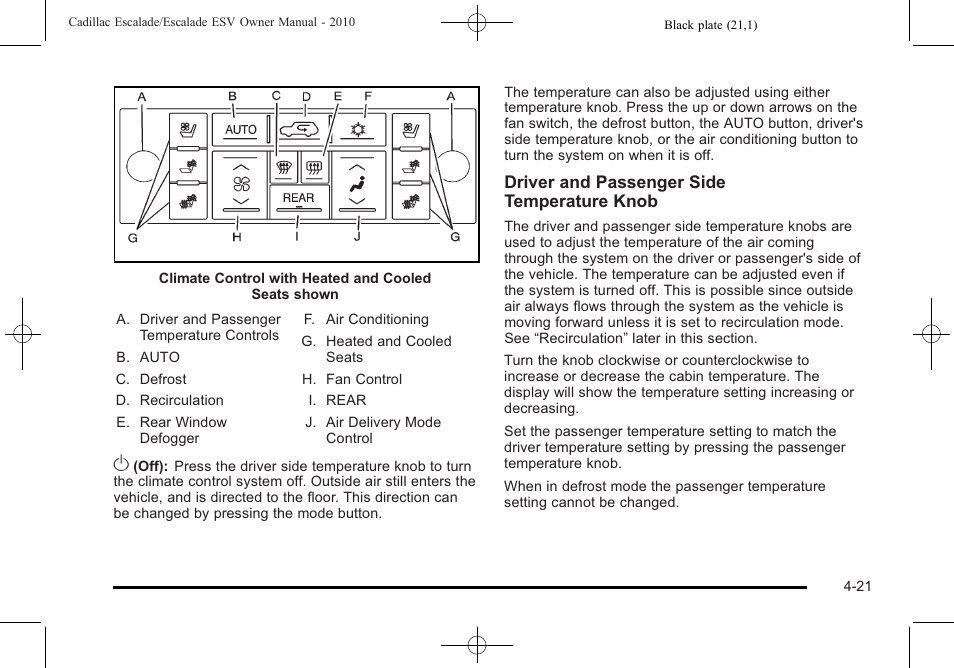 Cadillac 2010 Escalade User Manual | Page 213 / 620