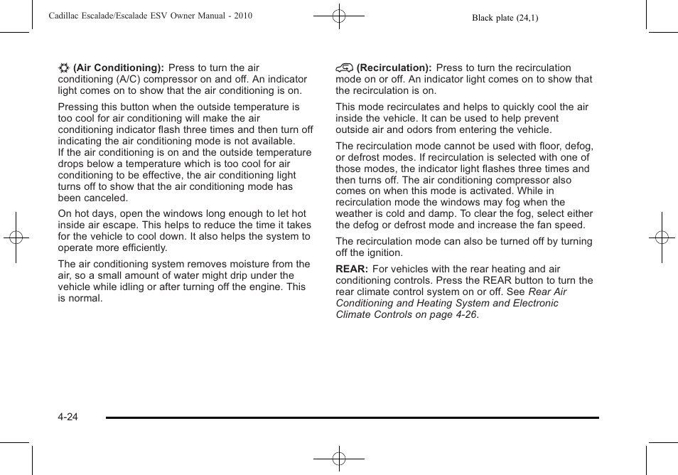 Cadillac 2010 Escalade User Manual | Page 216 / 620