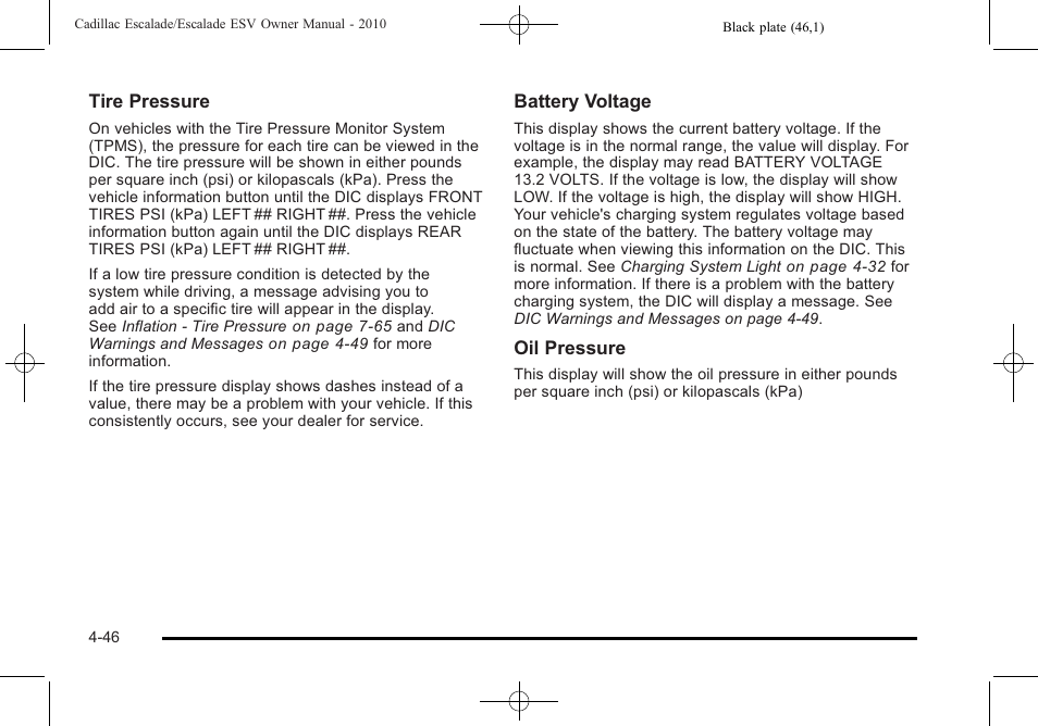 Cadillac 2010 Escalade User Manual | Page 238 / 620