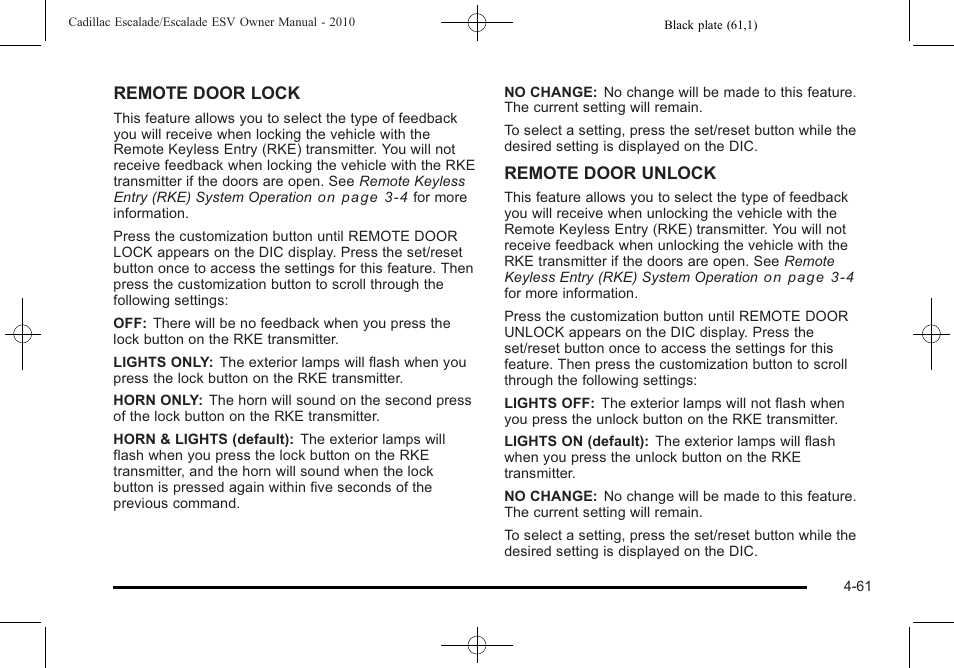 Cadillac 2010 Escalade User Manual | Page 253 / 620