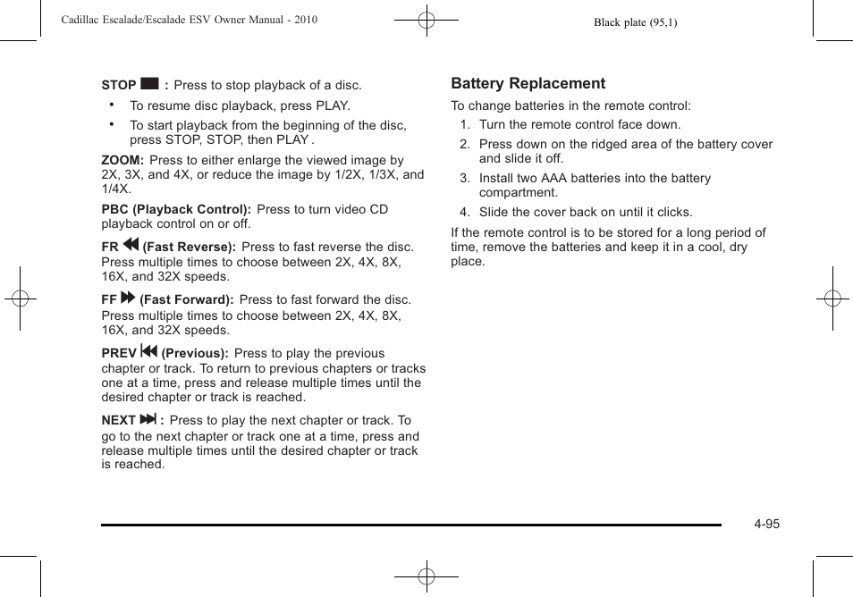 Cadillac 2010 Escalade User Manual | Page 287 / 620