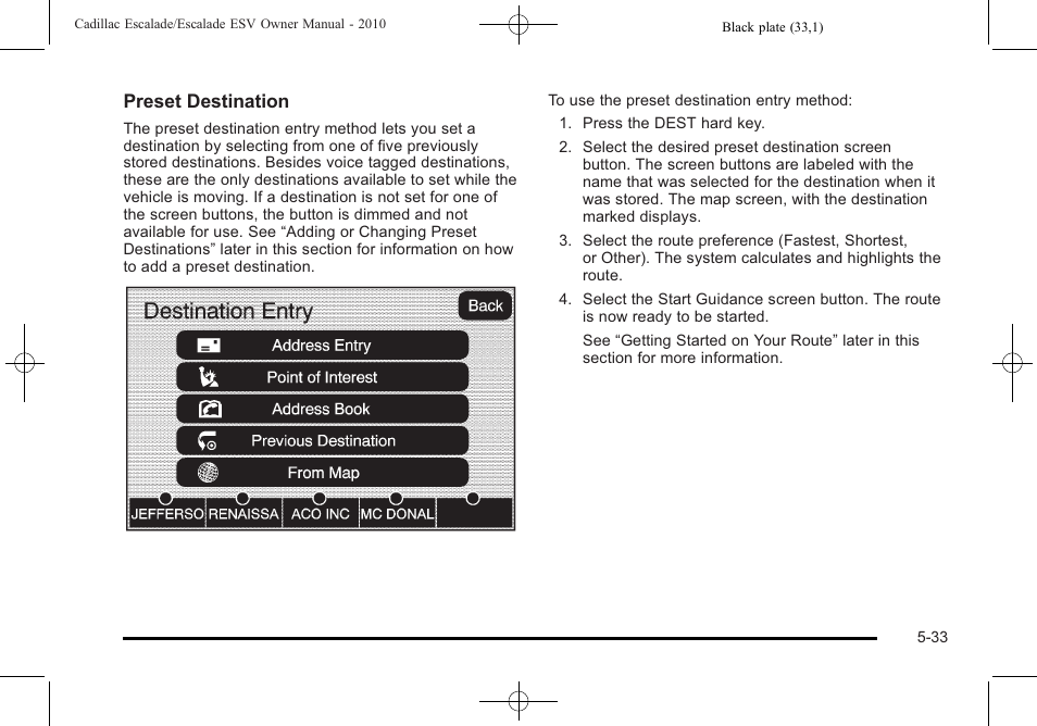 Cadillac 2010 Escalade User Manual | Page 335 / 620