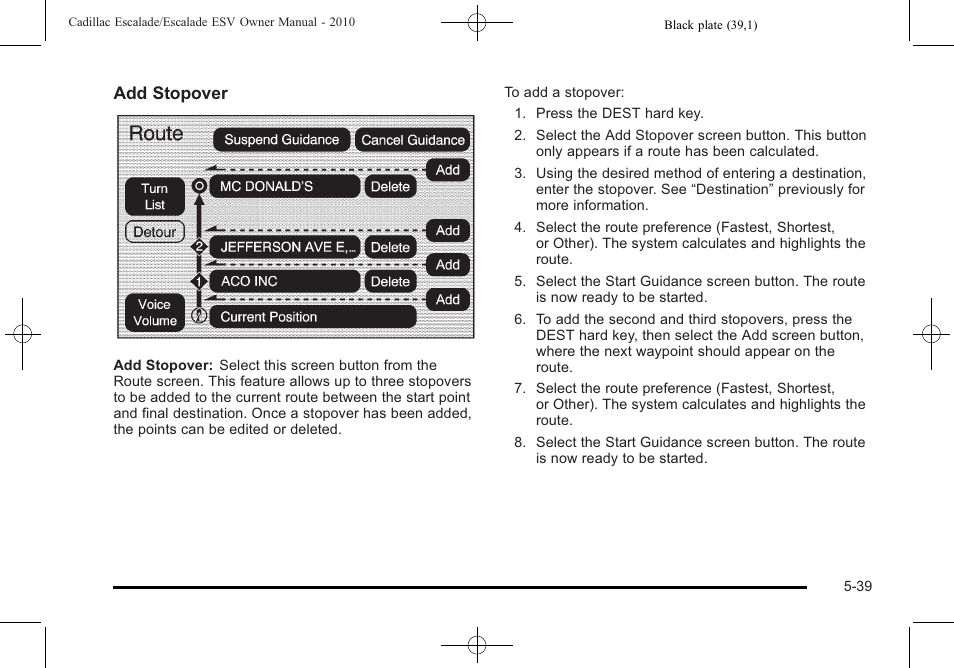 Cadillac 2010 Escalade User Manual | Page 341 / 620
