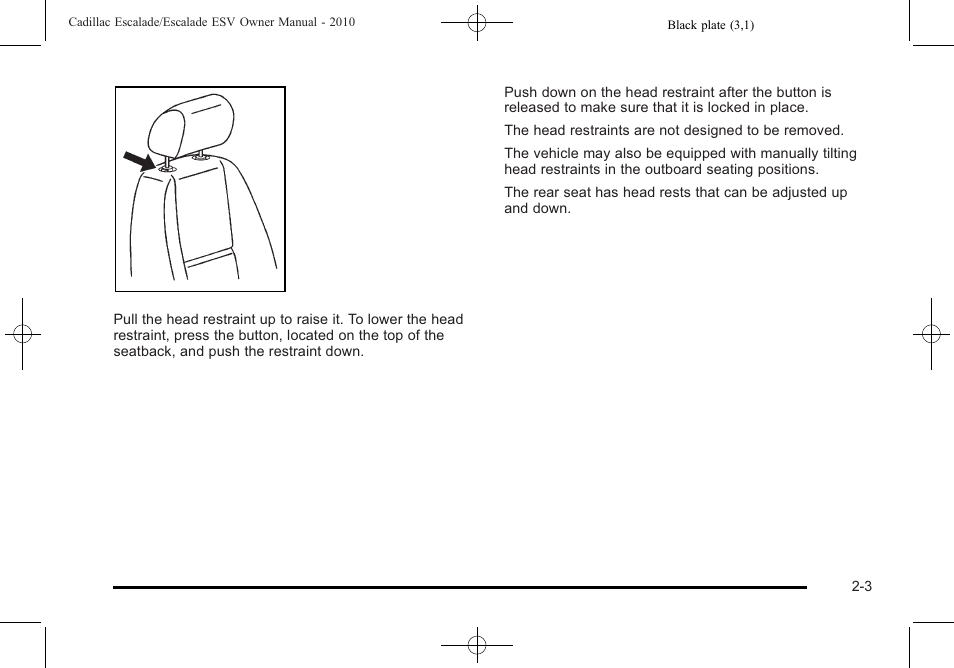 Cadillac 2010 Escalade User Manual | Page 35 / 620