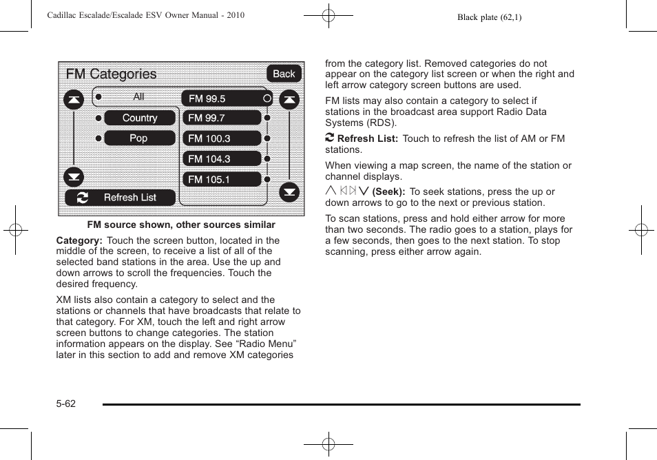 Y © ¨ z | Cadillac 2010 Escalade User Manual | Page 364 / 620