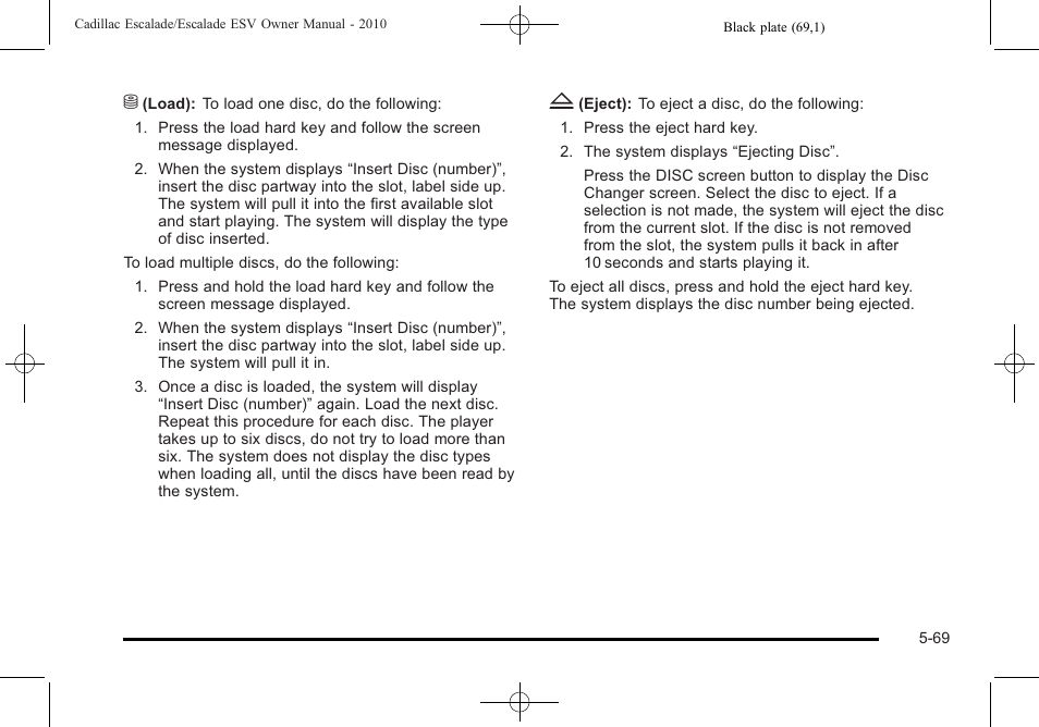 Cadillac 2010 Escalade User Manual | Page 371 / 620