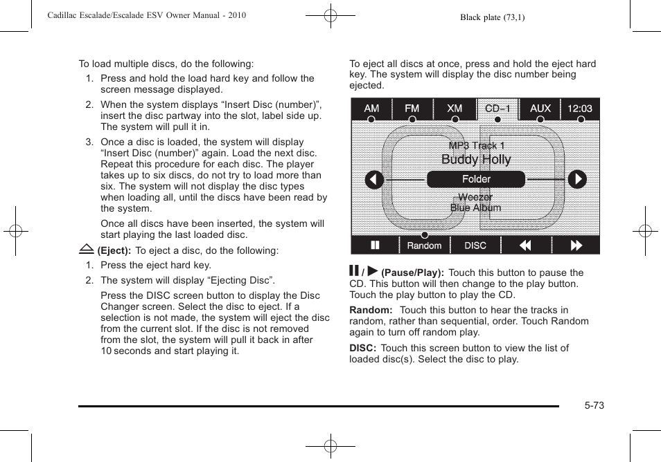 Cadillac 2010 Escalade User Manual | Page 375 / 620