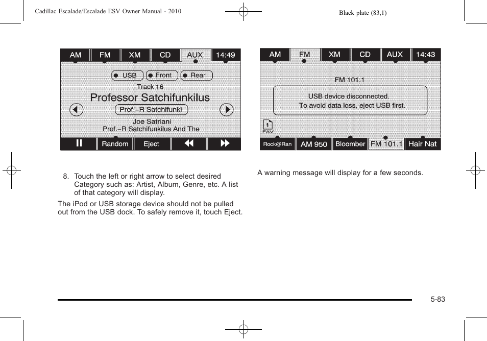 Cadillac 2010 Escalade User Manual | Page 385 / 620