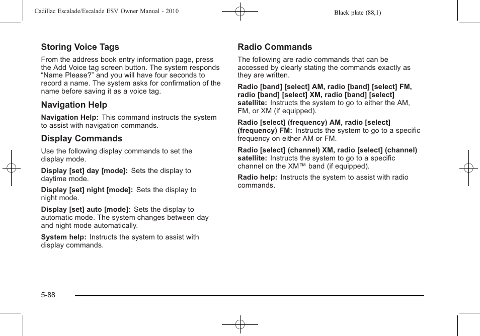 Cadillac 2010 Escalade User Manual | Page 390 / 620