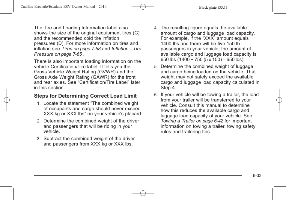 Cadillac 2010 Escalade User Manual | Page 425 / 620