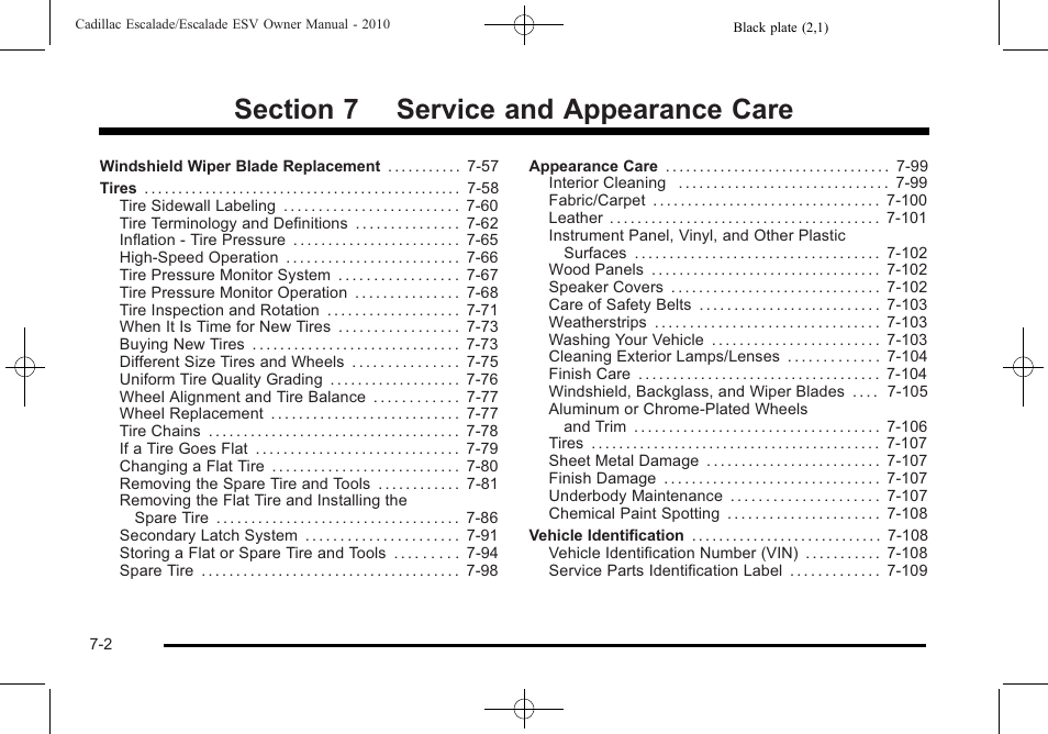 Cadillac 2010 Escalade User Manual | Page 450 / 620