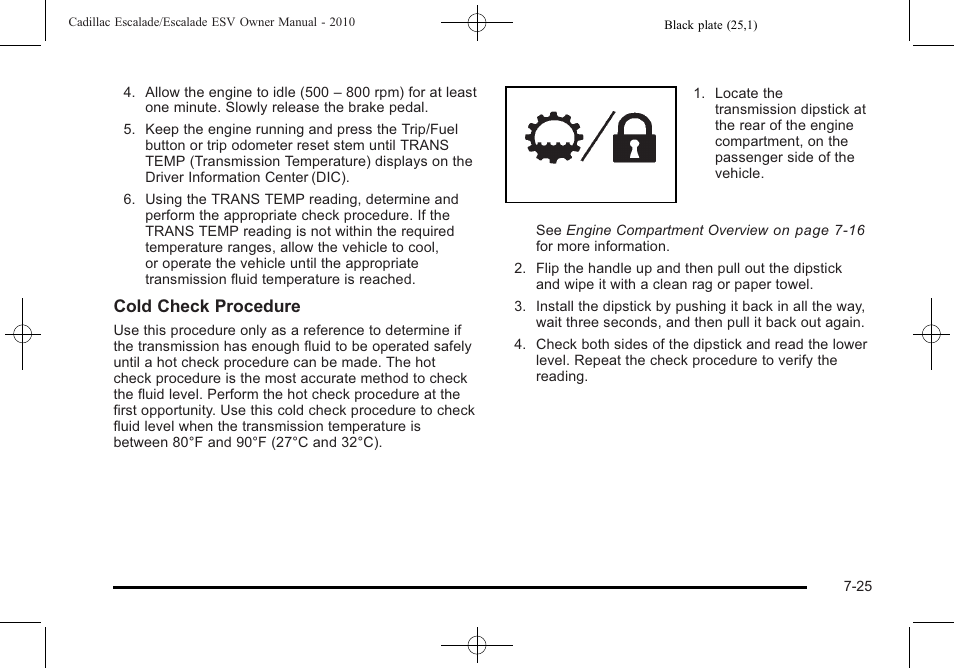 Cadillac 2010 Escalade User Manual | Page 473 / 620