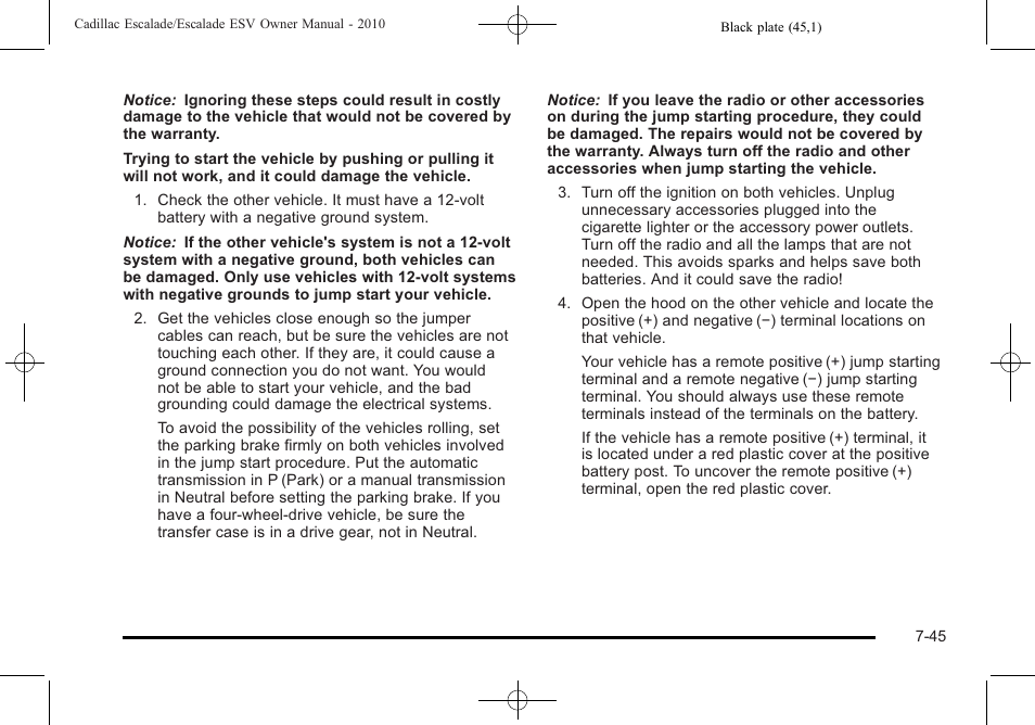 Cadillac 2010 Escalade User Manual | Page 493 / 620