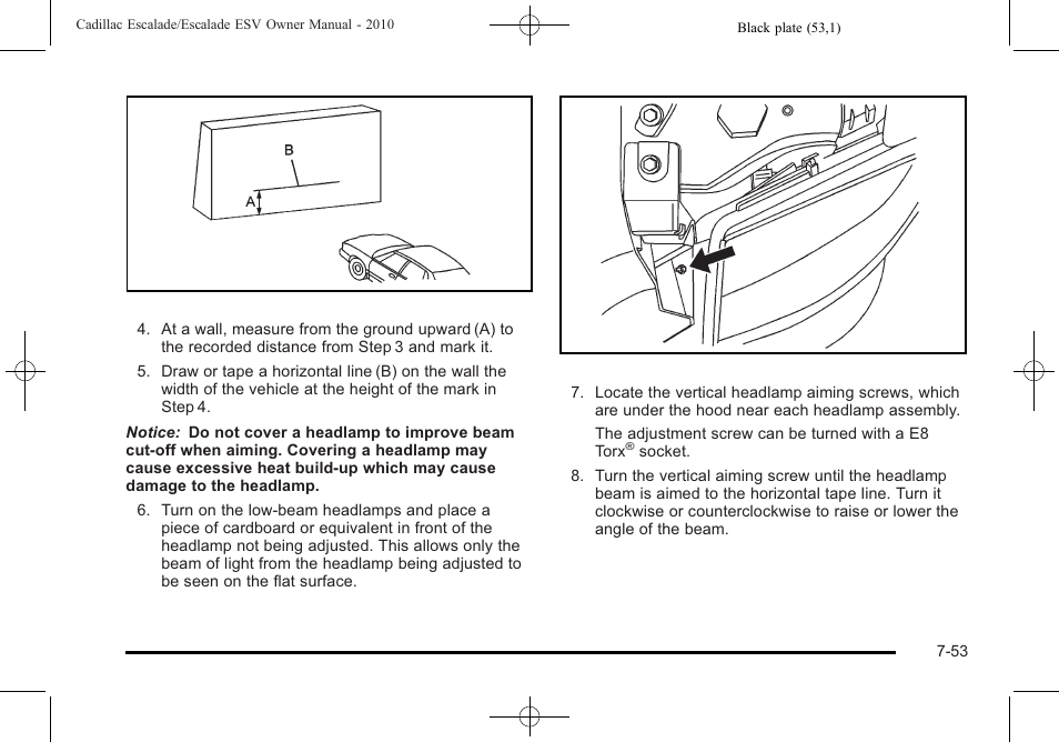 Cadillac 2010 Escalade User Manual | Page 501 / 620
