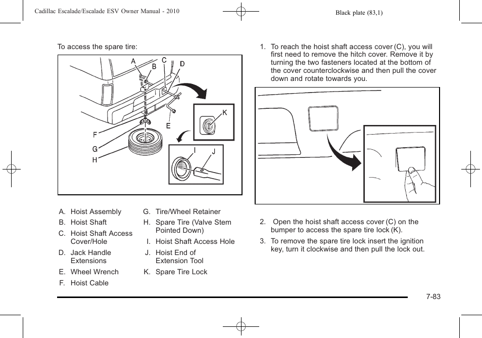 Cadillac 2010 Escalade User Manual | Page 531 / 620