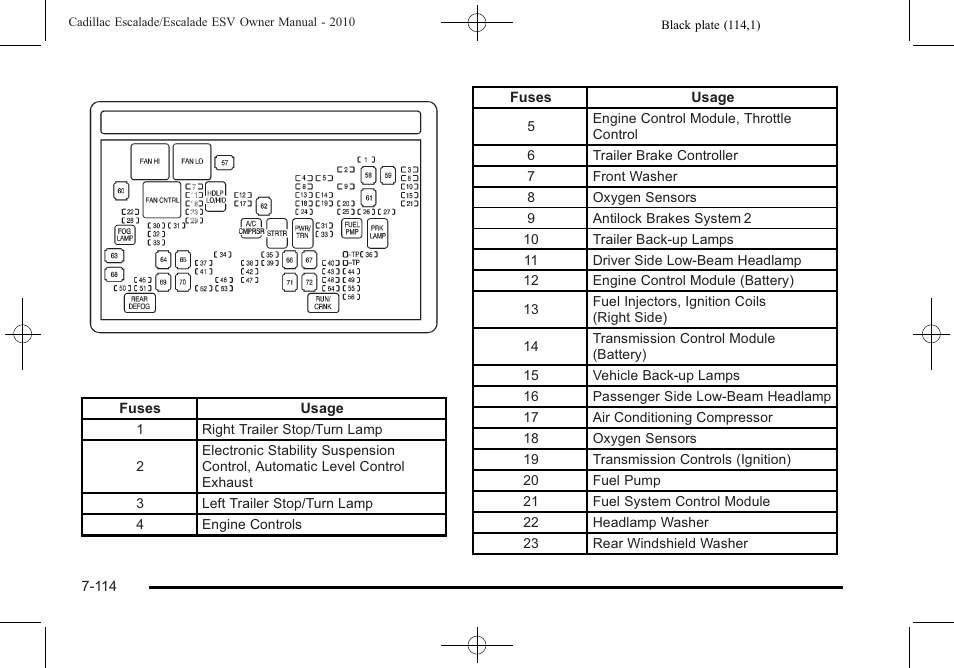 Cadillac 2010 Escalade User Manual | Page 562 / 620