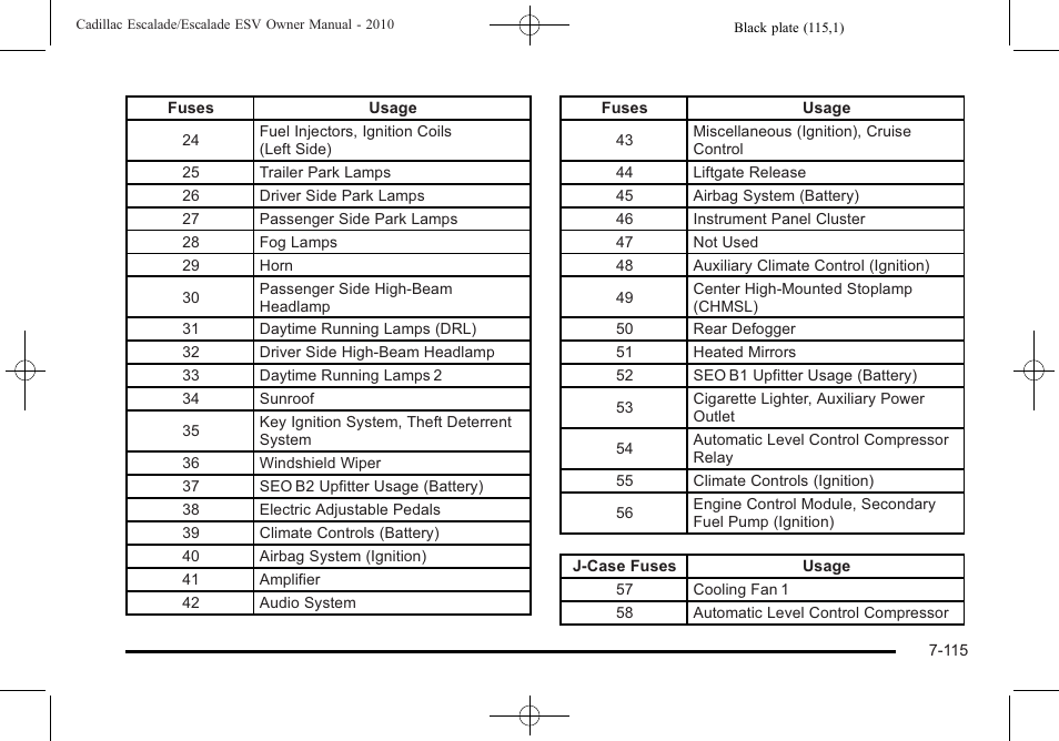 Cadillac 2010 Escalade User Manual | Page 563 / 620