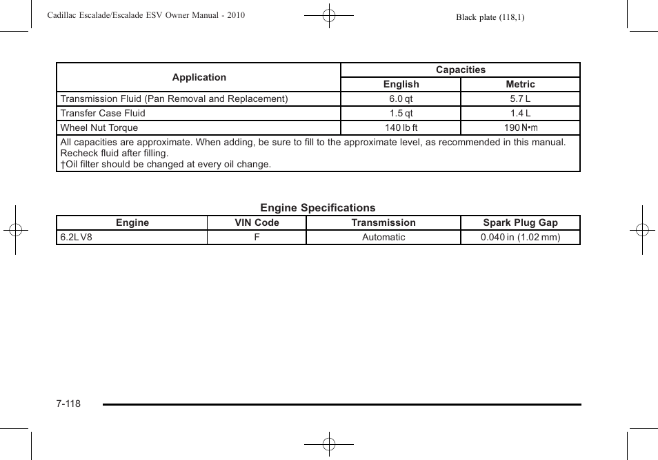 Cadillac 2010 Escalade User Manual | Page 566 / 620