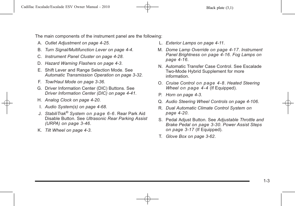 Cadillac 2010 Escalade User Manual | Page 9 / 620