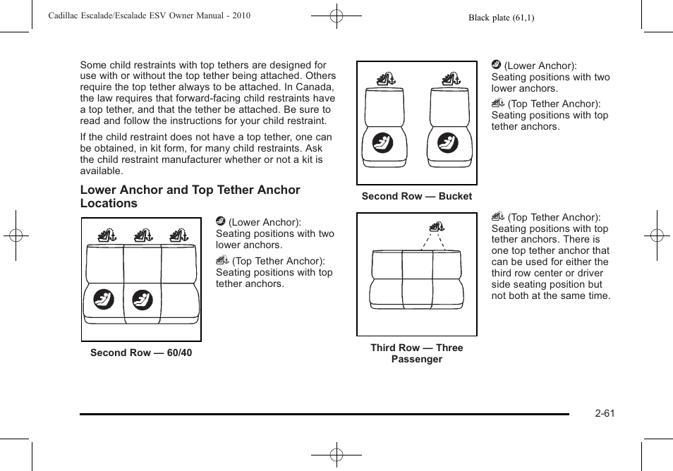 Cadillac 2010 Escalade User Manual | Page 93 / 620