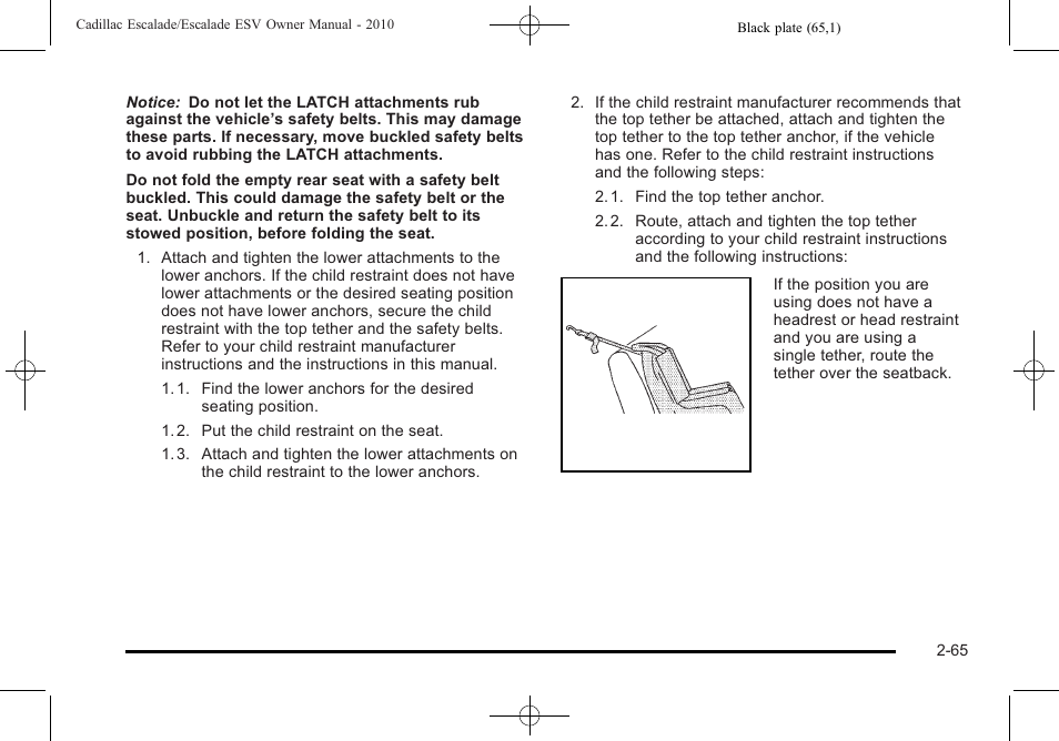 Cadillac 2010 Escalade User Manual | Page 97 / 620