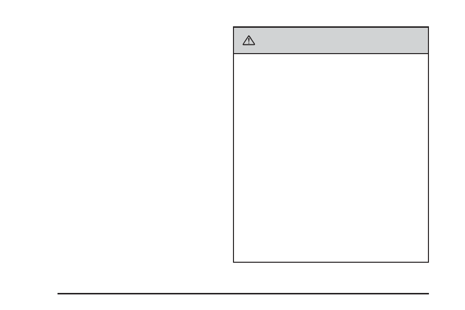 Warning | Cadillac 2010 DTS User Manual | Page 100 / 480