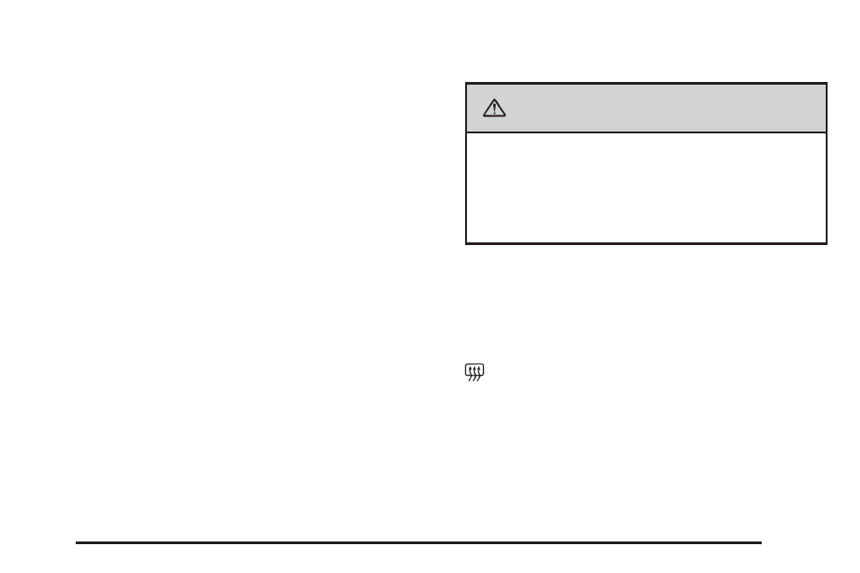 Park tilt mirrors, Outside convex mirror, Outside heated mirrors | Warning | Cadillac 2010 DTS User Manual | Page 147 / 480