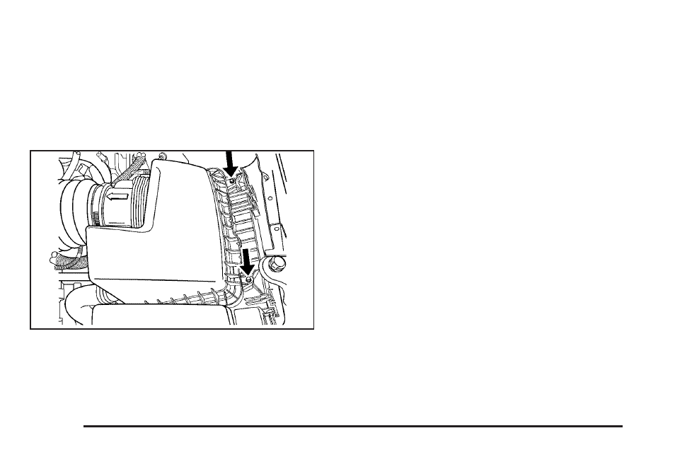 How to inspect the engine air cleaner/filter | Cadillac 2010 DTS User Manual | Page 338 / 480