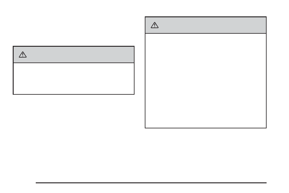 Warning | Cadillac 2010 DTS User Manual | Page 358 / 480