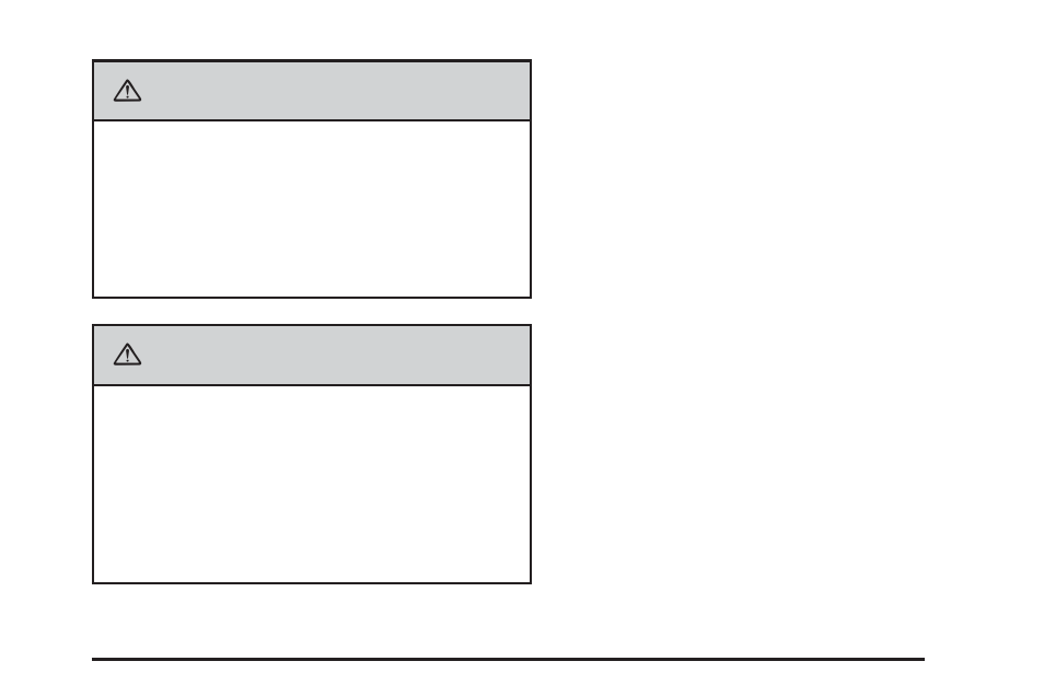 Warning | Cadillac 2010 DTS User Manual | Page 81 / 480