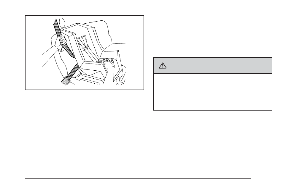 Securing a child restraint, In the center front seat position -53, Warning | Cadillac 2010 DTS User Manual | Page 85 / 480