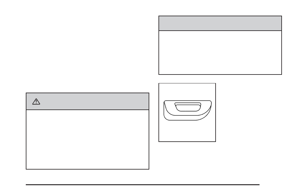 Object detection systems, Ultrasonic rear parking assist (urpa), Object detection systems -45 | Ultrasonic rear parking, Assist (urpa) -45, Caution | Cadillac 2008 SRX User Manual | Page 123 / 448