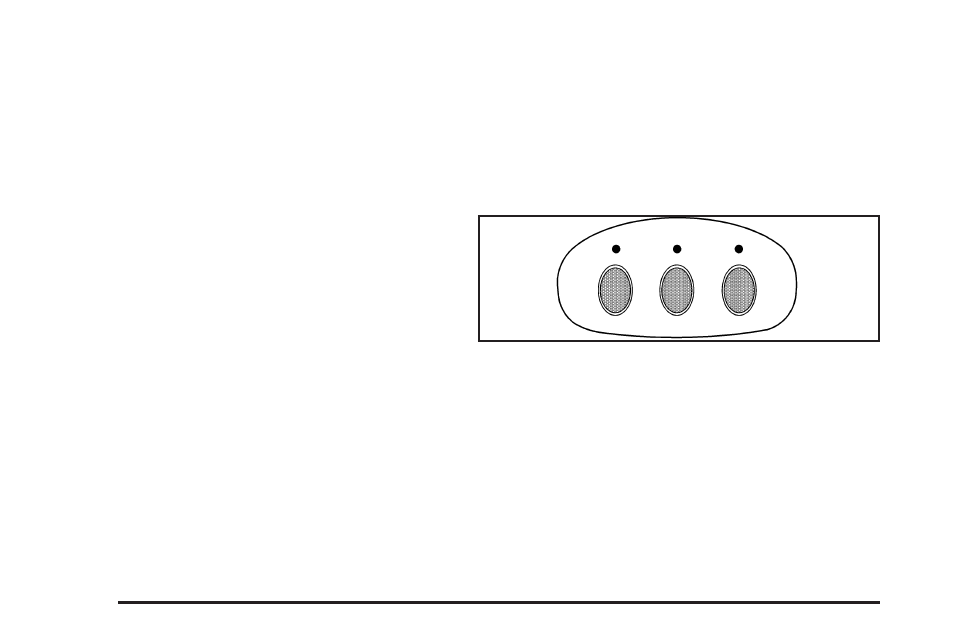 Universal home remote system, Universal home remote system -50, With three round led) -50 | Cadillac 2008 SRX User Manual | Page 128 / 448