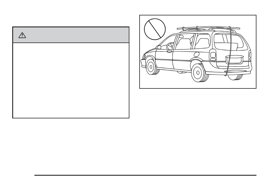 Luggage carrier, Luggage carrier -58, Caution | Cadillac 2008 SRX User Manual | Page 136 / 448