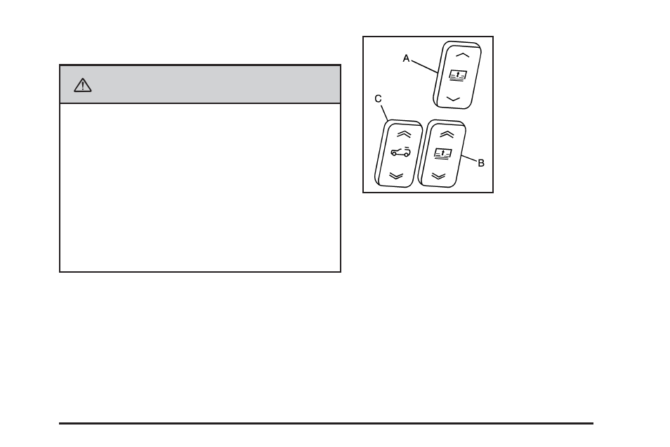 Sunroof (ultra view plus), Sunroof (ultra view plus) -61, Caution | Cadillac 2008 SRX User Manual | Page 139 / 448