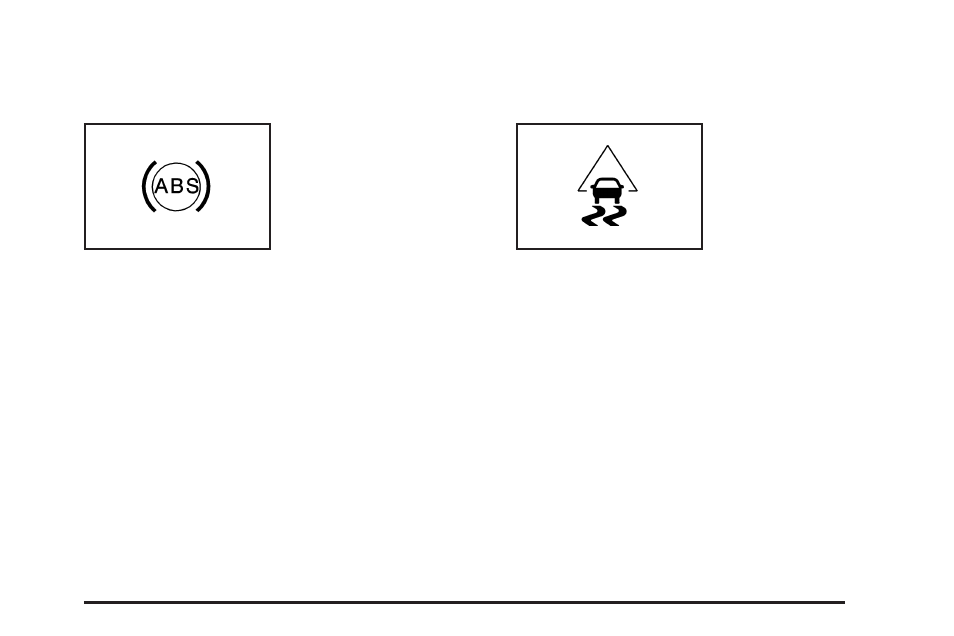 Antilock brake system warning light, Traction control system (tcs) warning light | Cadillac 2008 SRX User Manual | Page 179 / 448