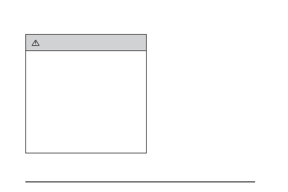 Caution | Cadillac 2008 SRX User Manual | Page 247 / 448