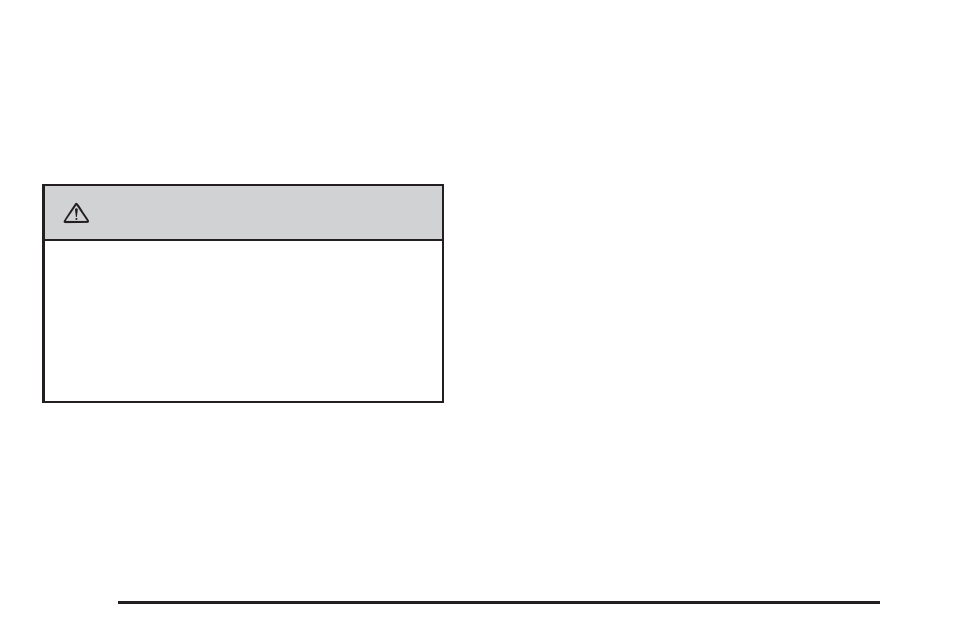 Caution | Cadillac 2008 SRX User Manual | Page 250 / 448