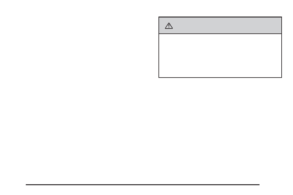 Caution | Cadillac 2008 SRX User Manual | Page 253 / 448