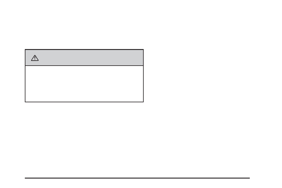 Caution | Cadillac 2008 SRX User Manual | Page 255 / 448