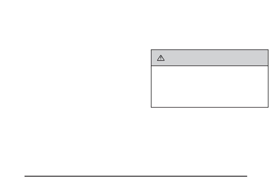 Caution | Cadillac 2008 SRX User Manual | Page 257 / 448