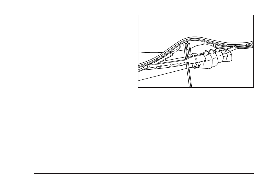 Rear wiper blade replacement | Cadillac 2008 SRX User Manual | Page 334 / 448