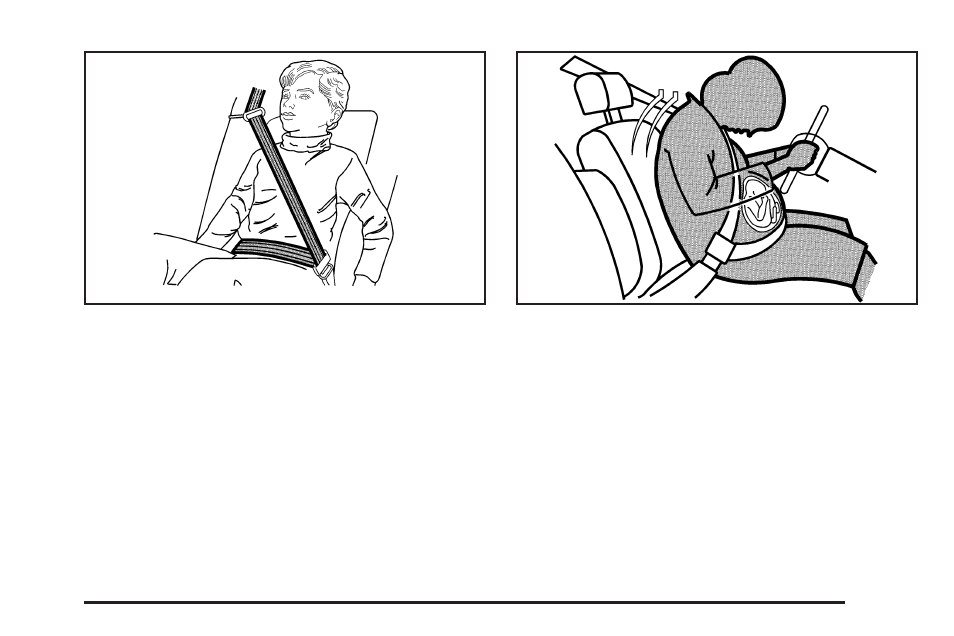 Safety belt use during pregnancy, Safety belt use during pregnancy -31 | Cadillac 2008 SRX User Manual | Page 35 / 448