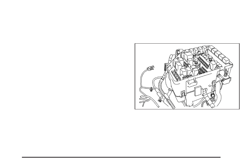 Fuses and circuit breakers, Underhood fuse block | Cadillac 2008 SRX User Manual | Page 385 / 448