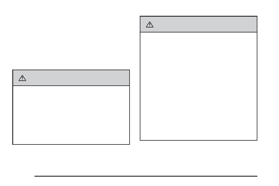 Caution | Cadillac 2008 SRX User Manual | Page 60 / 448