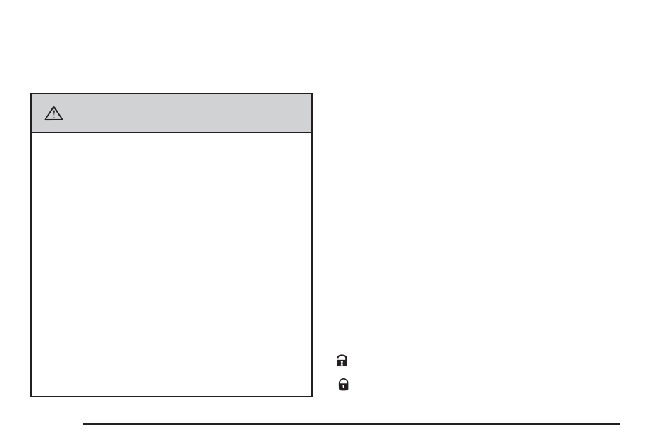 Doors and locks, Door locks, Central door unlocking system | Power door locks, Doors and locks -10, Caution | Cadillac 2008 SRX User Manual | Page 88 / 448