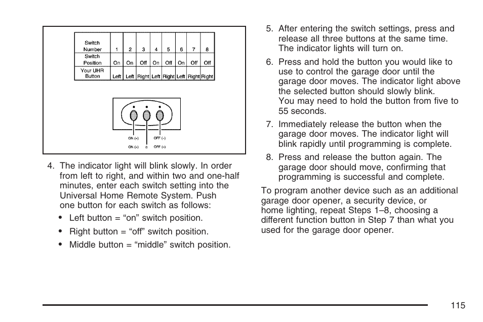 Cadillac 2007 XLR User Manual | Page 115 / 512