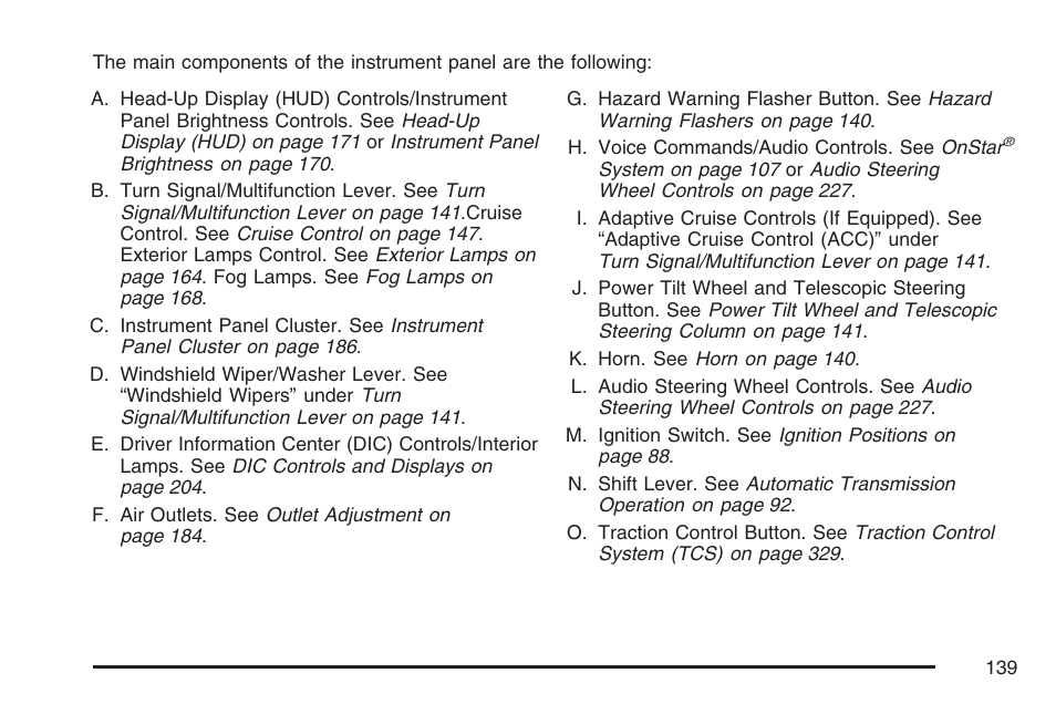 Cadillac 2007 XLR User Manual | Page 139 / 512