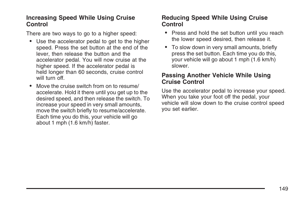 Cadillac 2007 XLR User Manual | Page 149 / 512